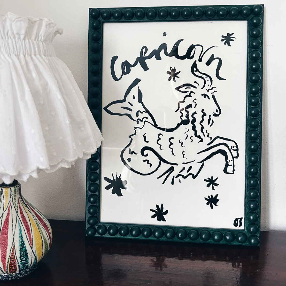Capricorn Star Sign Art Print - Image 4