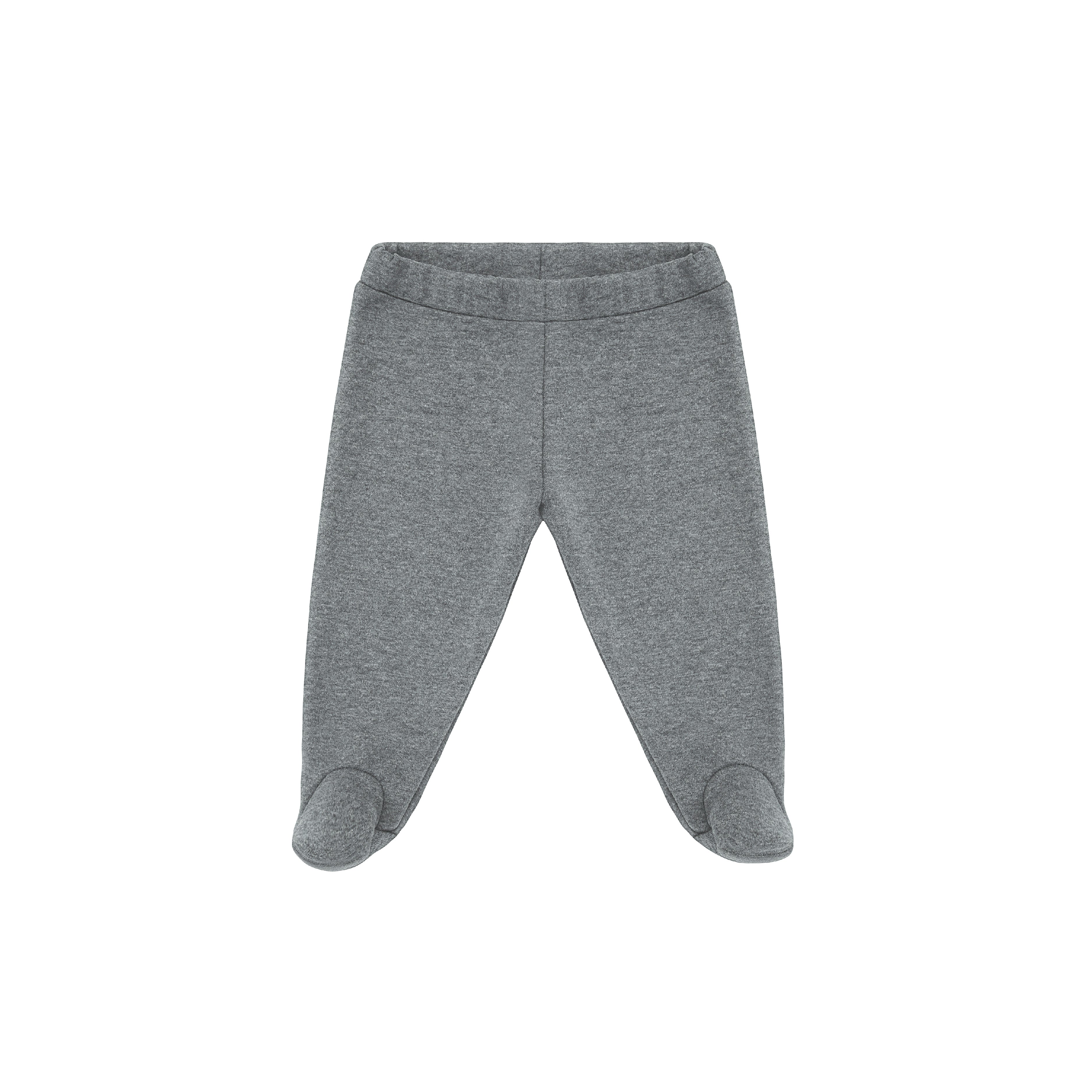Carla Baby Footed Leggings (Dark Grey) - Image 3