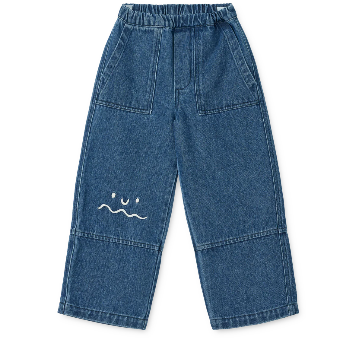 Cesar Wiggle Denim Pants (Medium Blue) - Image 3