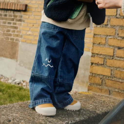Cesar Wiggle Denim Pants (Medium Blue) - Image 6