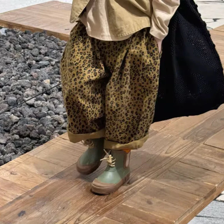 Cheetah Oversize Balloon Trousers (Natural Brown) - Image 2