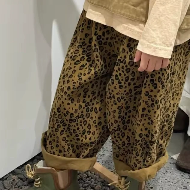 Cheetah Oversize Balloon Trousers (Natural Brown) - Image 5