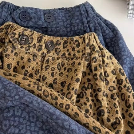 Cheetah Oversize Balloon Trousers (Natural Brown) - Image 6