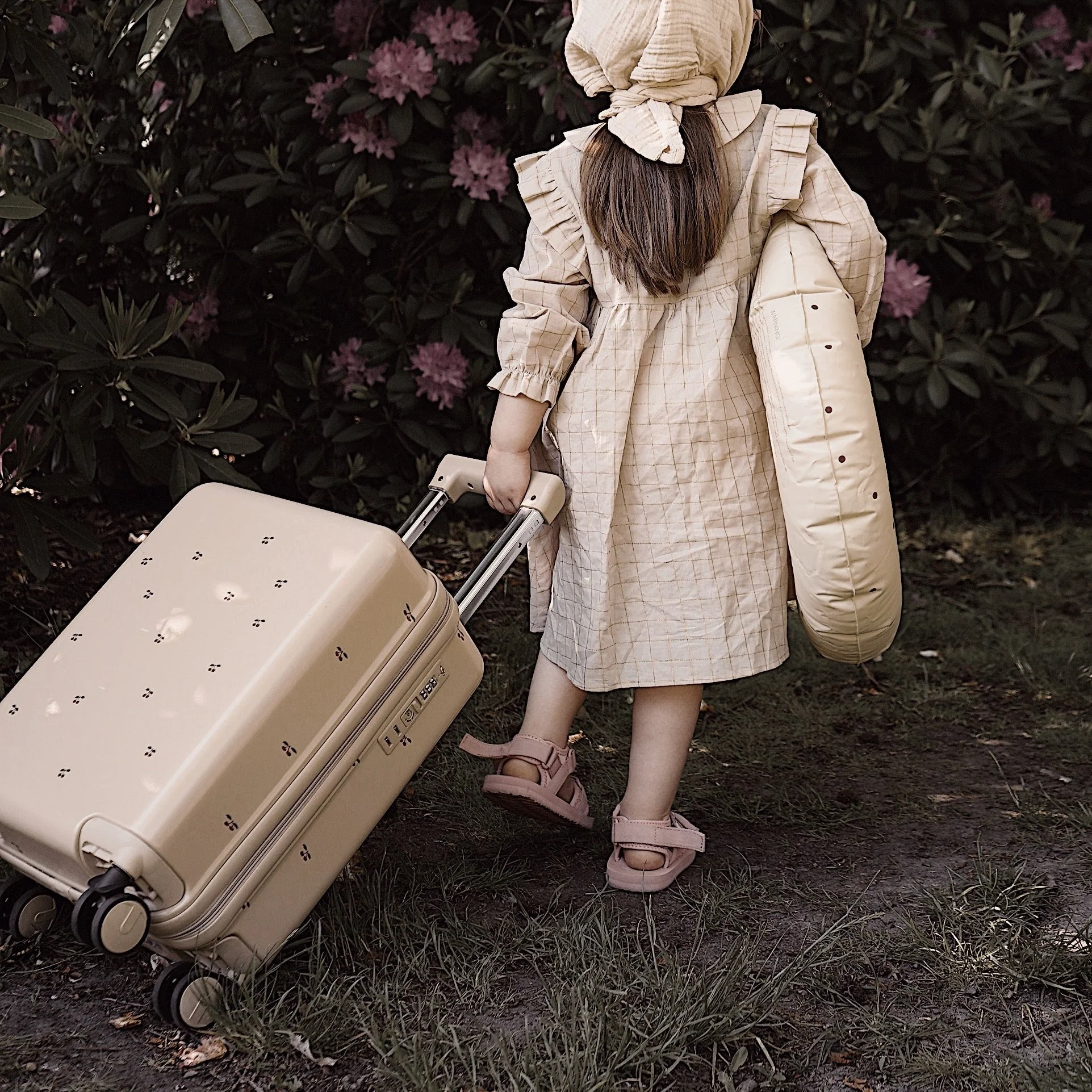 Cherry Print Travel Suitcase - Image 2