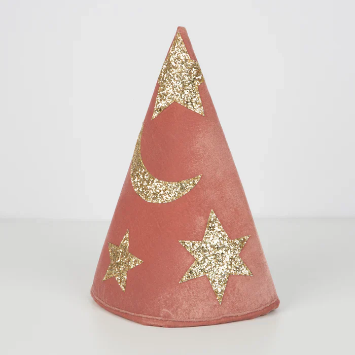 Pink Velvet Wizard Cape, Hat and Wand Costume Set - Image 7