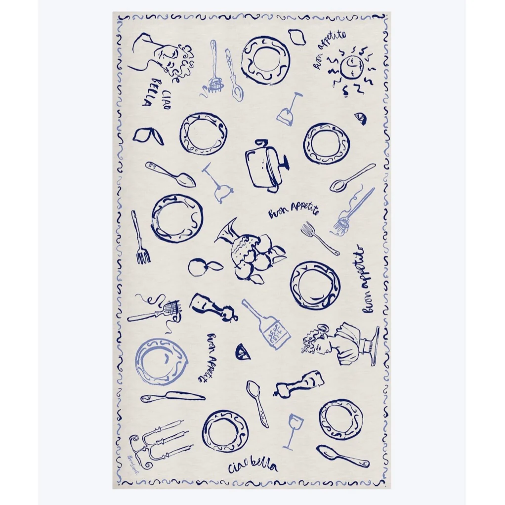Ciao Bella Linen Tablecloth - Image 3