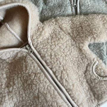 Ciara 100% Wool Hooded Coat (Biscuit) - Image 10