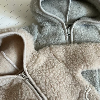 Ciara 100% Wool Hooded Coat (Grey) - Image 8
