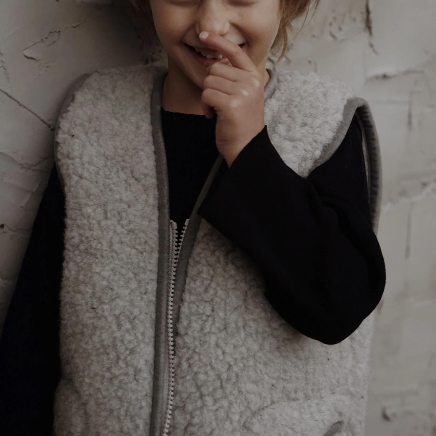 Clara 100% Wool Vest with Lining (Grey) - Image 7