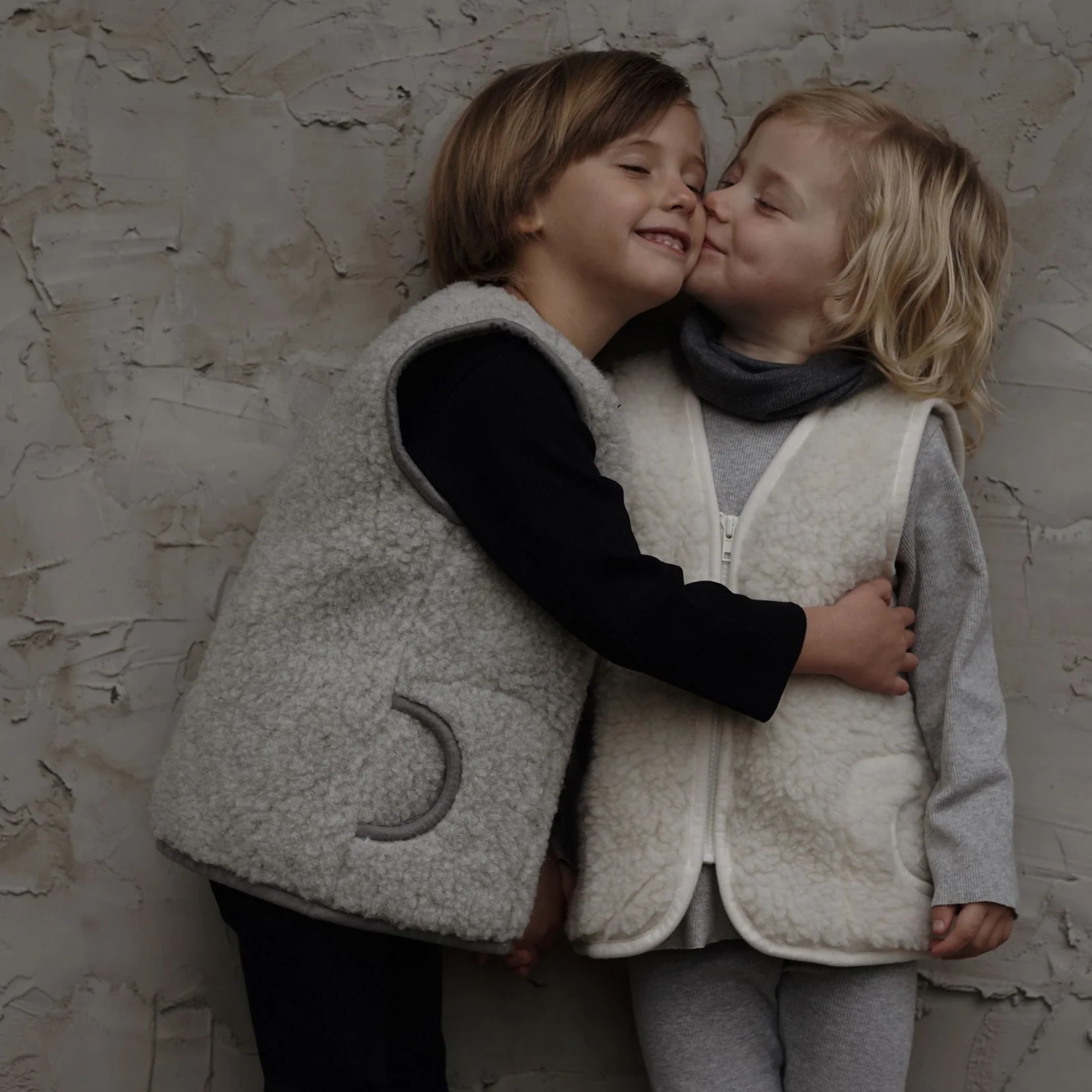 Clara 100% Wool Vest with Lining (Grey) - Image 8