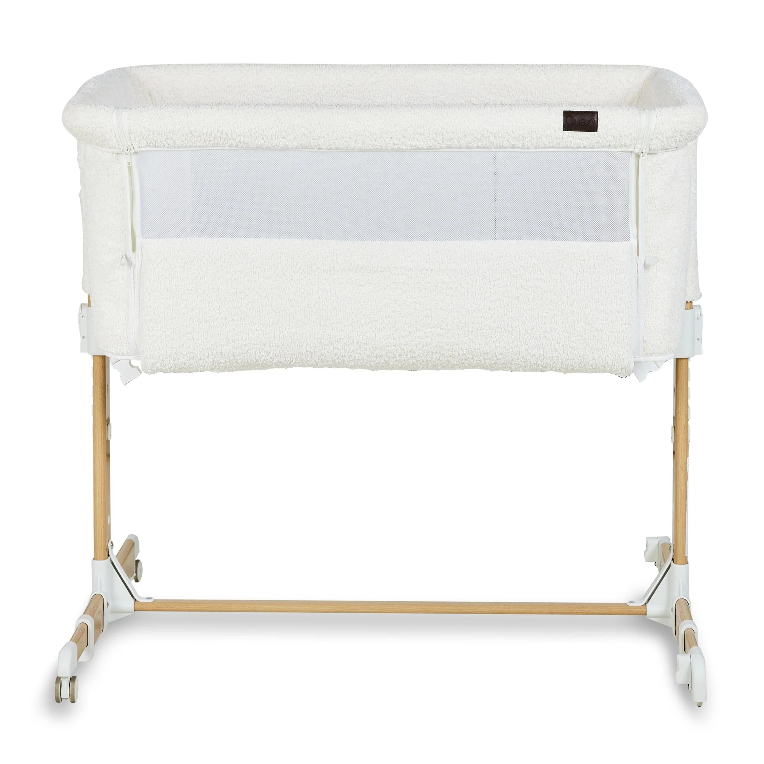 Co-Sleeper Side by Side Baby Crib (Boucle Cream) - Image 6