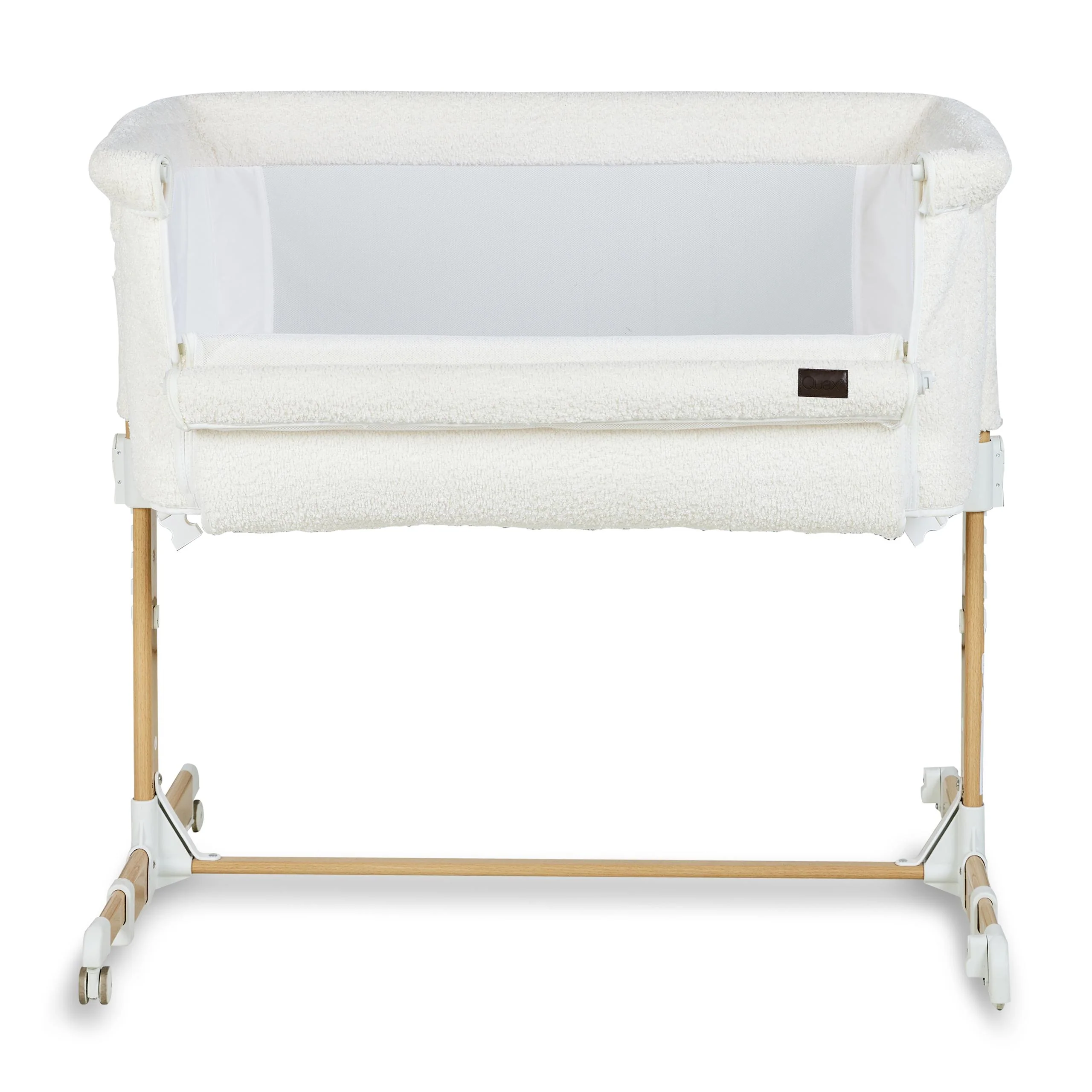 Co-Sleeper Side by Side Baby Crib (Boucle Cream) - Image 7