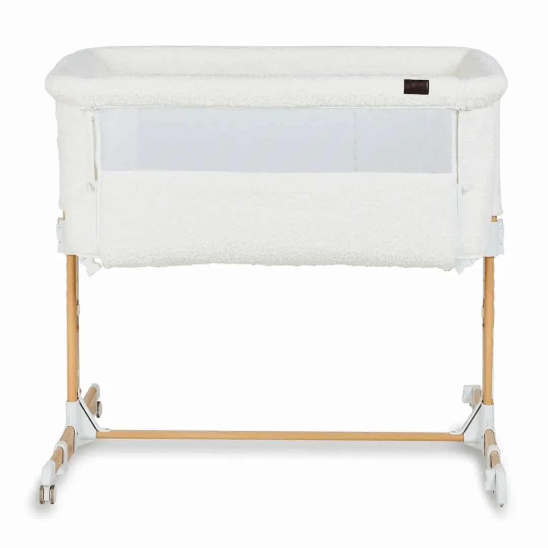 Co-Sleeper Side by Side Baby Crib (Boucle Cream) - Image 8