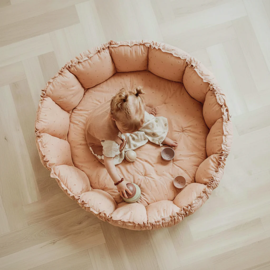 Coco Bloom Baby Nest and Playmat (Fleuri) - Image 2