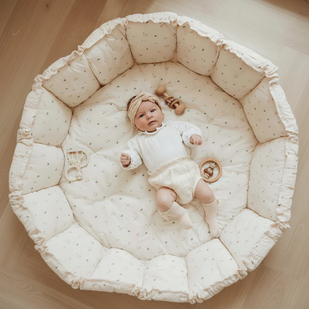 Coco Bloom Baby Nest and Playmat (Moon)