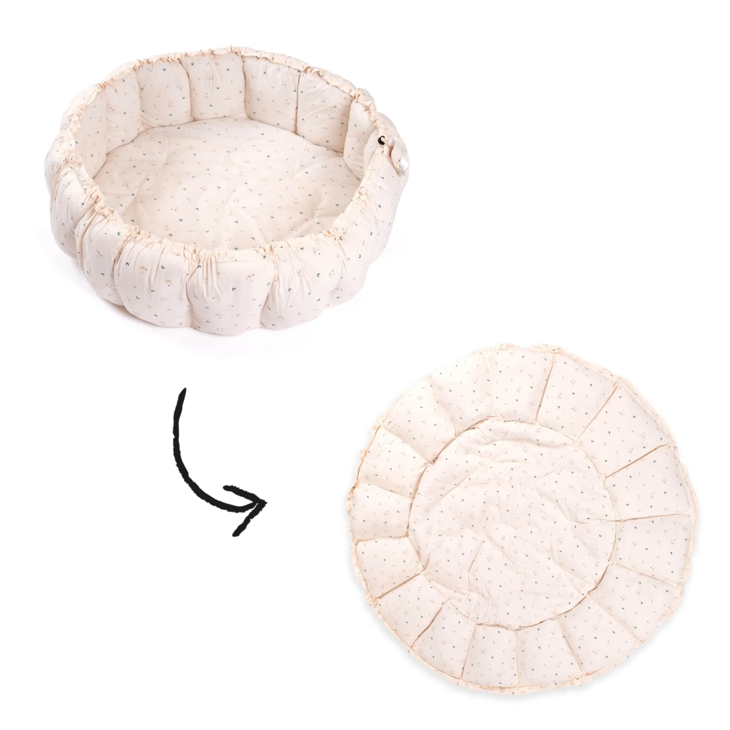 Coco Bloom Baby Nest and Playmat (Moon) - Image 13