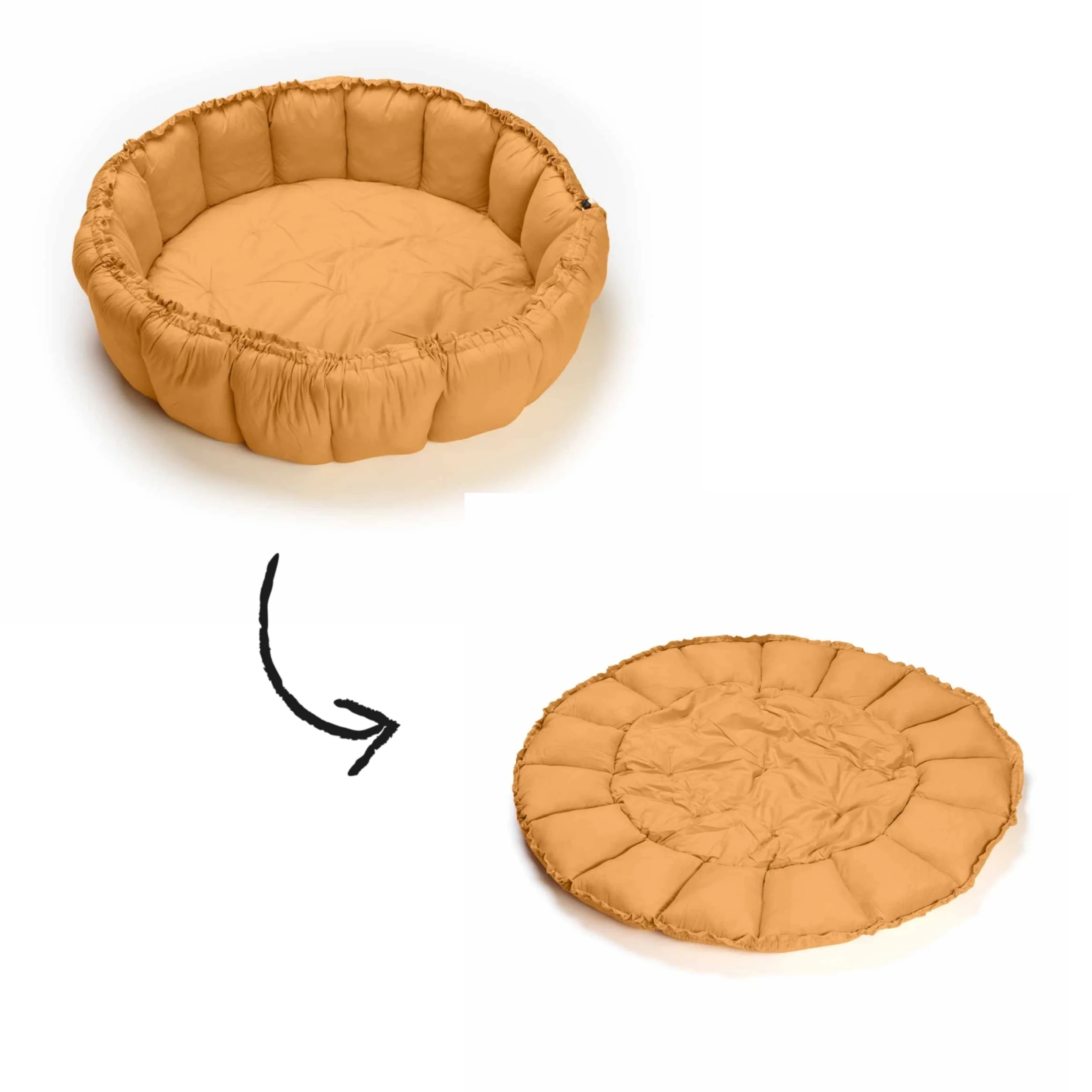 Coco Bloom Baby Nest and Playmat (Mustard) - Image 8
