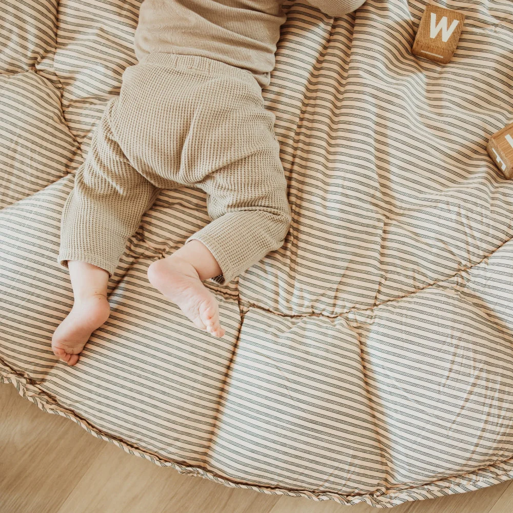 Coco Bloom Baby Nest and Playmat (Stripes Blue)-PRE ORDER END OF APRIL - Image 16