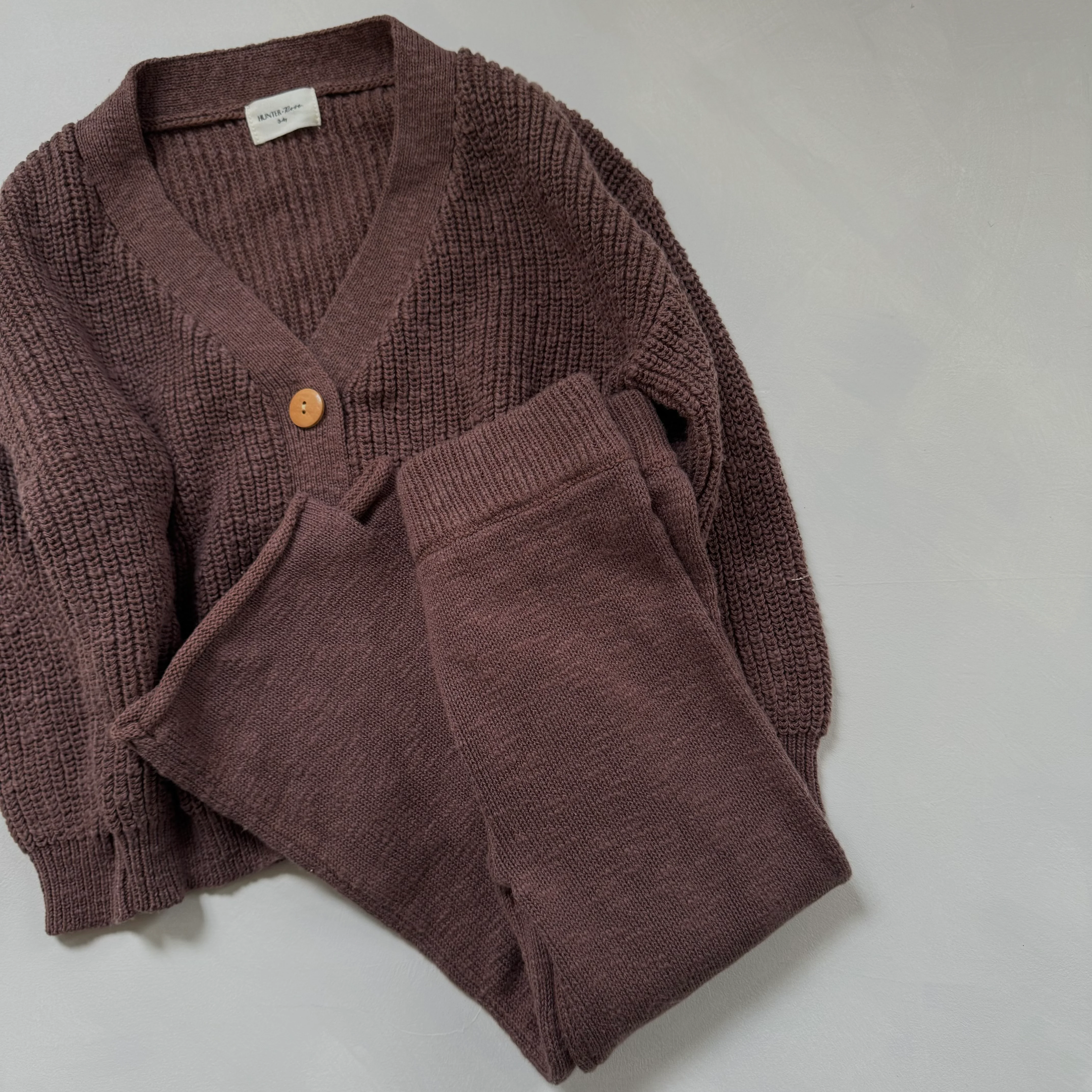 Cocoa Teddy Oversized Cotton Cardigan - Image 4