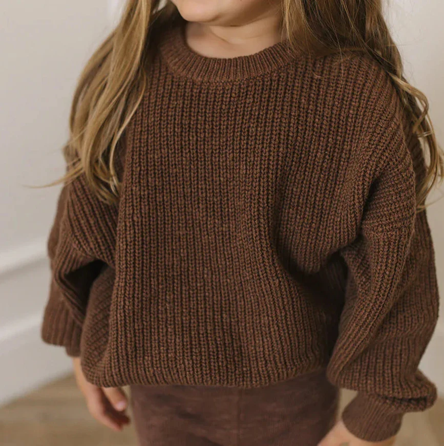 Cocoa Teddy Oversized Cotton Jumper - Image 2