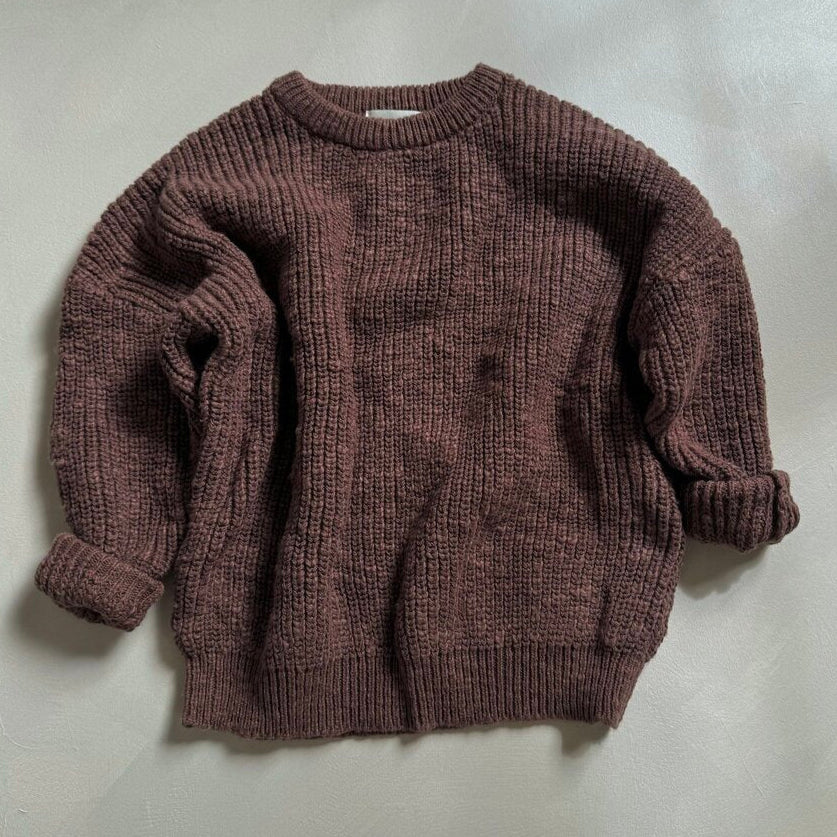 Cocoa Teddy Oversized Cotton Jumper - Image 3