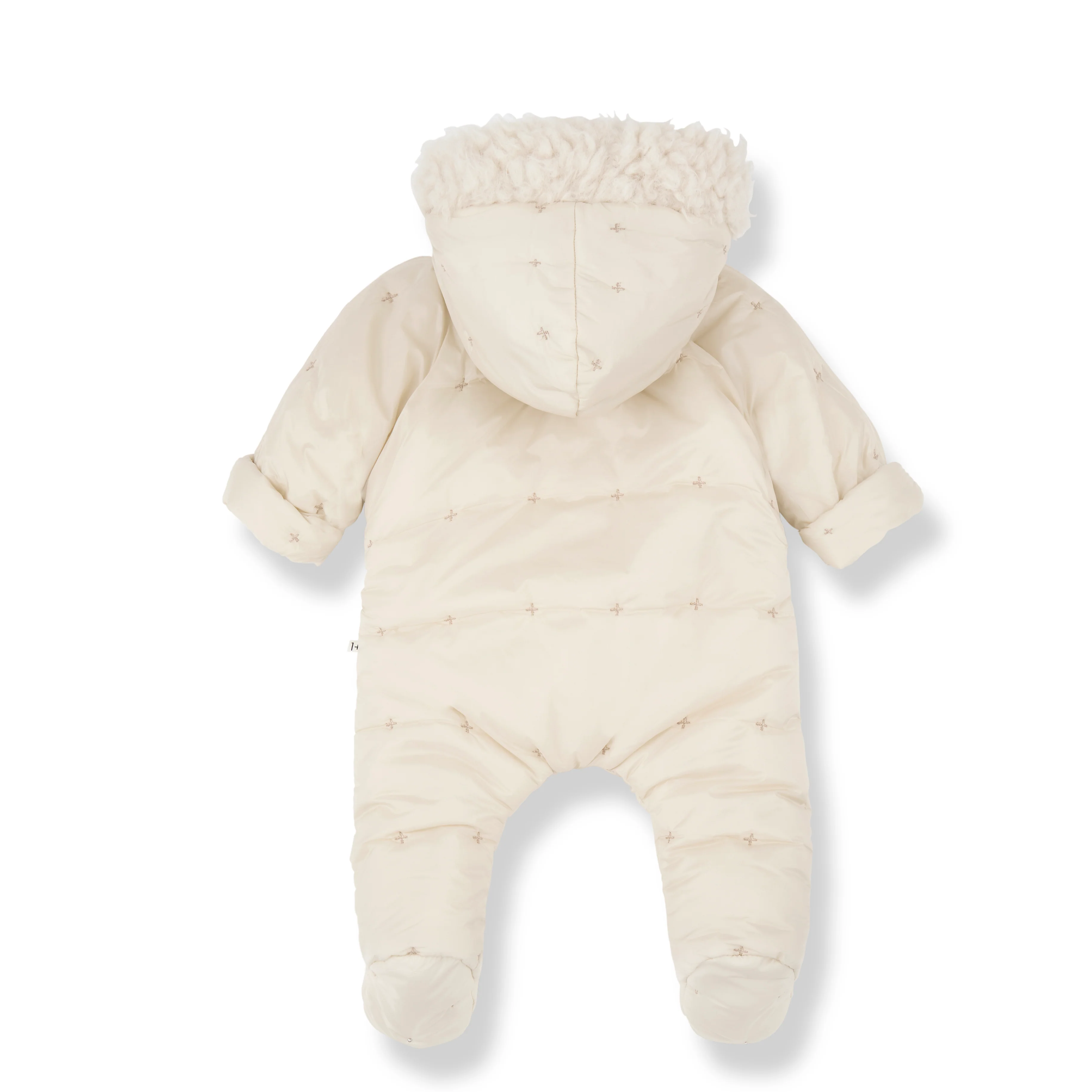 Cohen Quilted Baby Winter Suit (Ecru) - Image 2