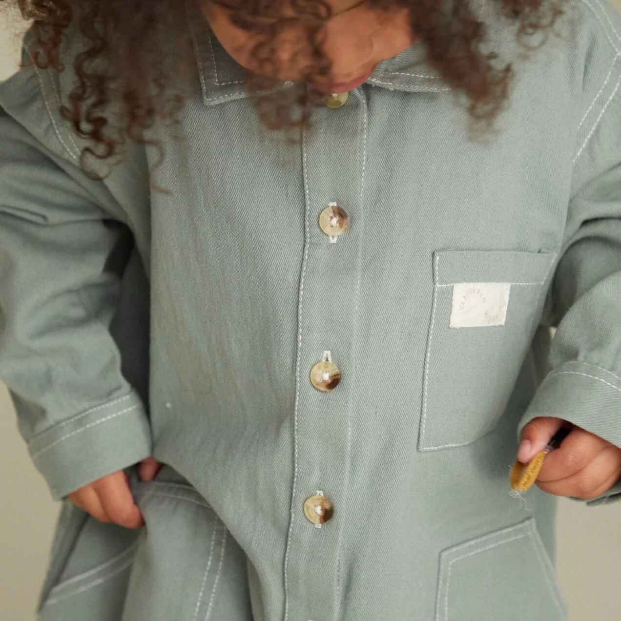 Milking It Western Overalls (Sea Green) - Image 3
