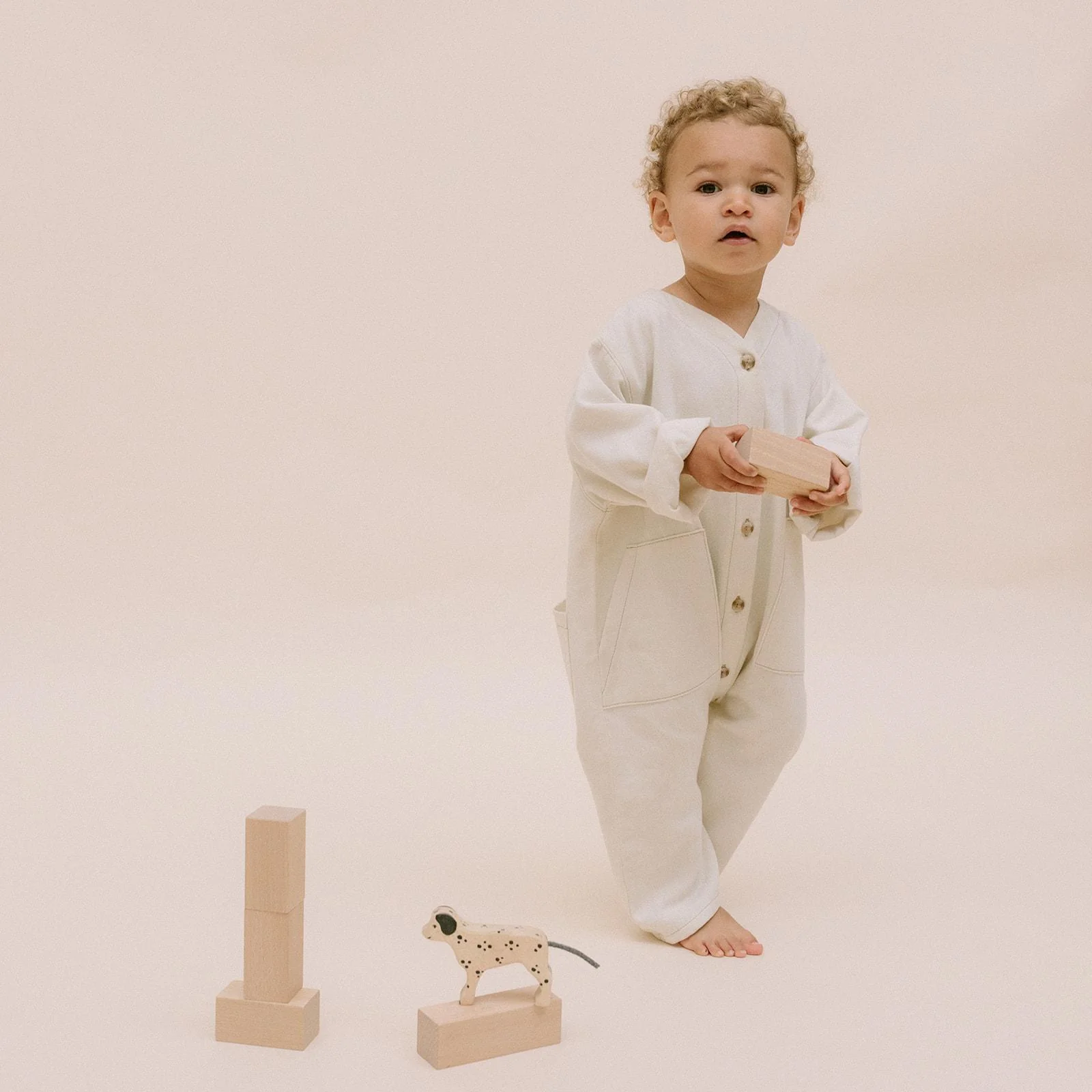 MILKING IT x ANDO Overalls (Oat) - Image 4