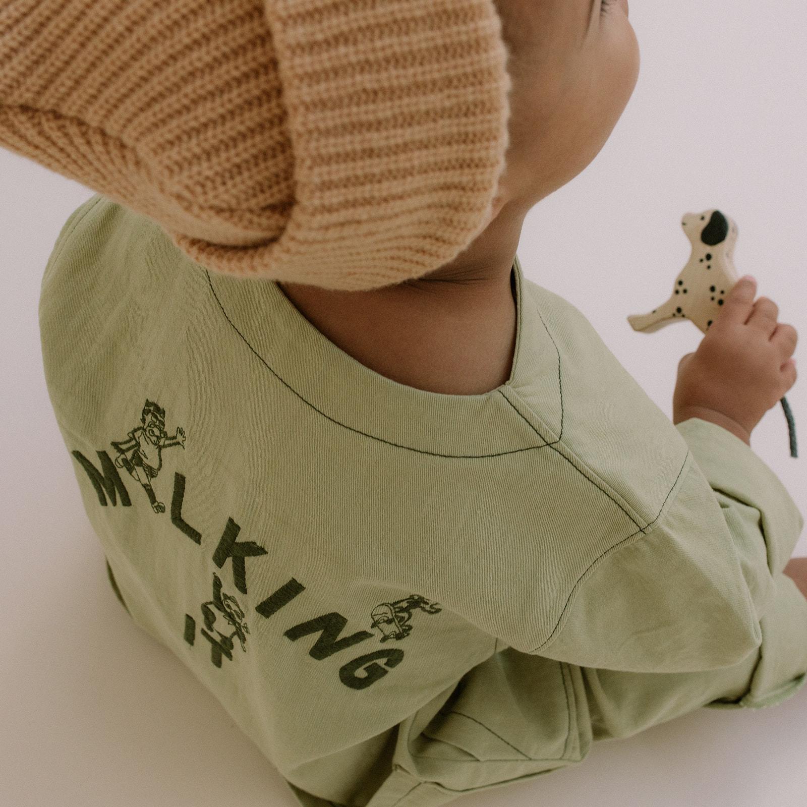 MILKING IT x ANDO Overalls (Sage) - Image 4