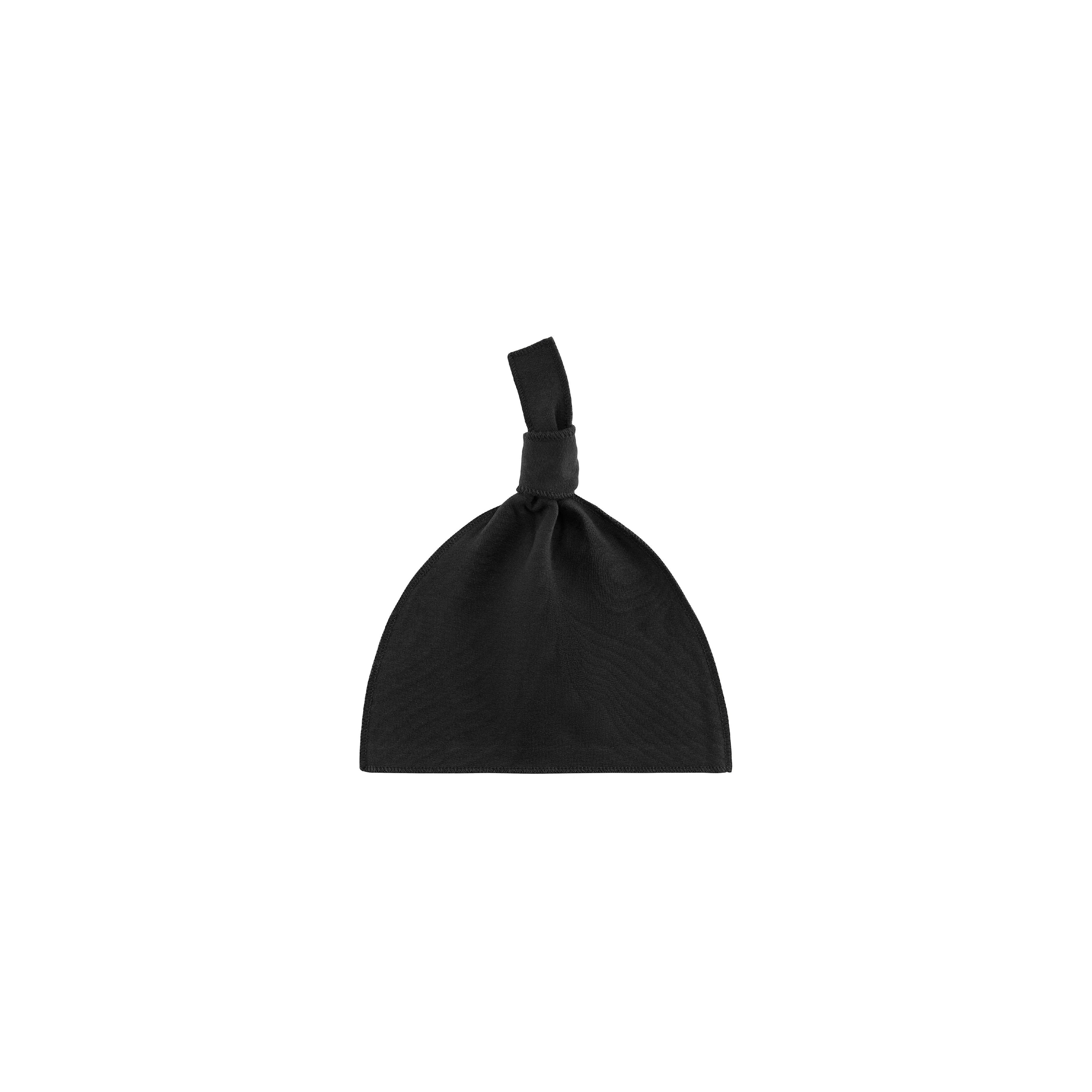 Cotton Knotted Hat (Black) - Image 2