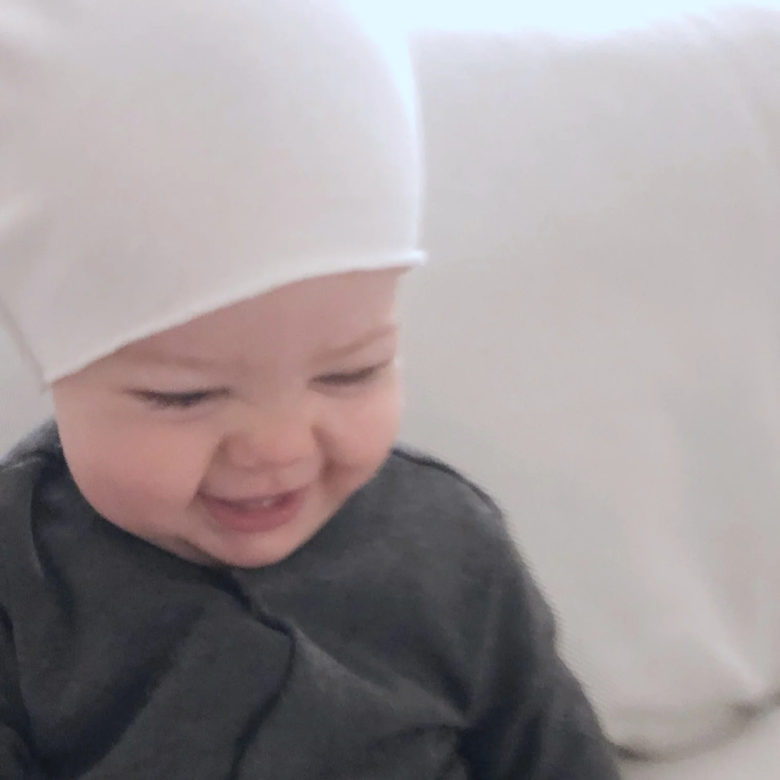 Cotton Knotted Hat (White) - Image 3