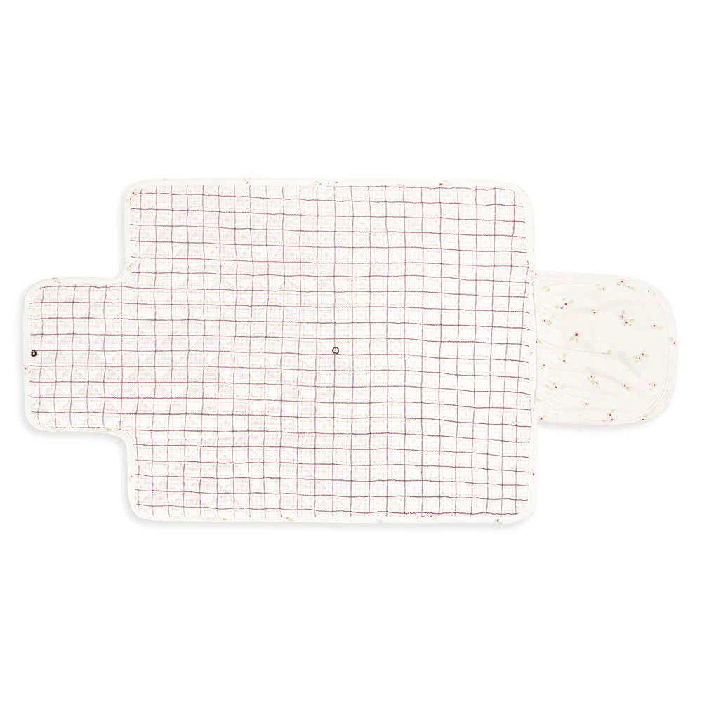 Cotton Travel Baby Changing Mat (Anemone) - Image 6