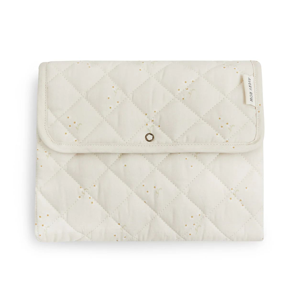 Cotton Travel Baby Changing Mat (Wild Chamomile) - Image 3