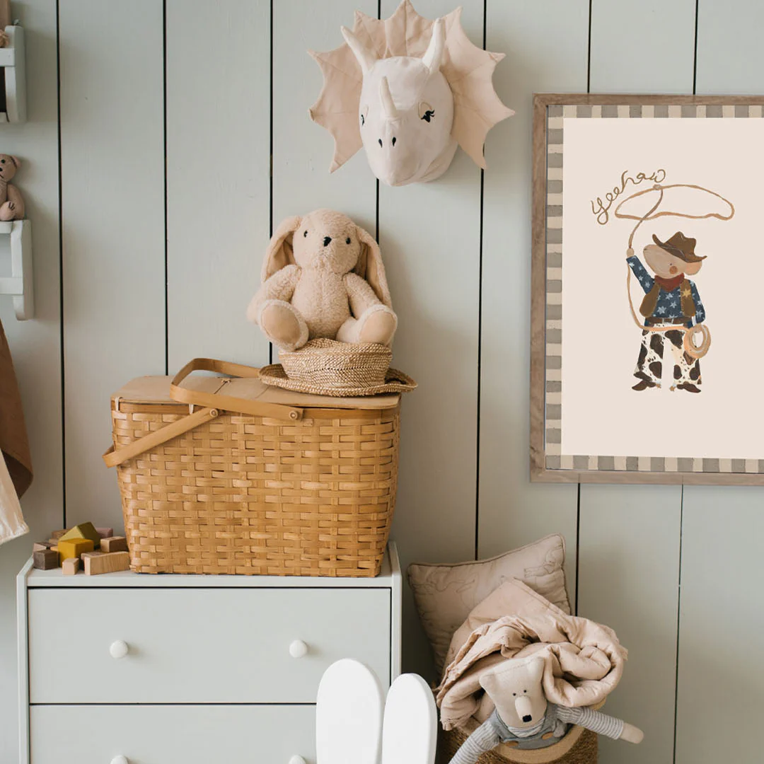 Cowboy Mouse Art Print - Image 2