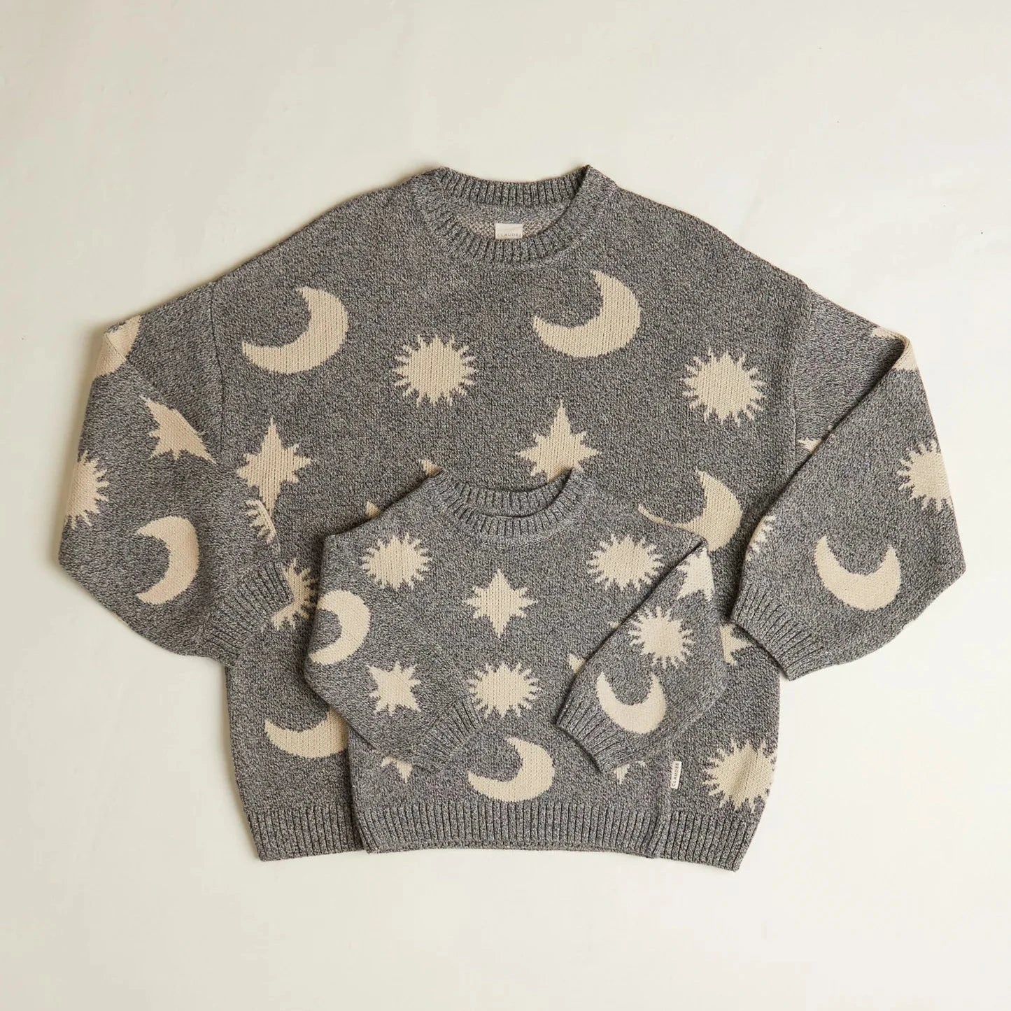 Cozmo Midnight Moon Star Print Knitted Sweater - Image 7