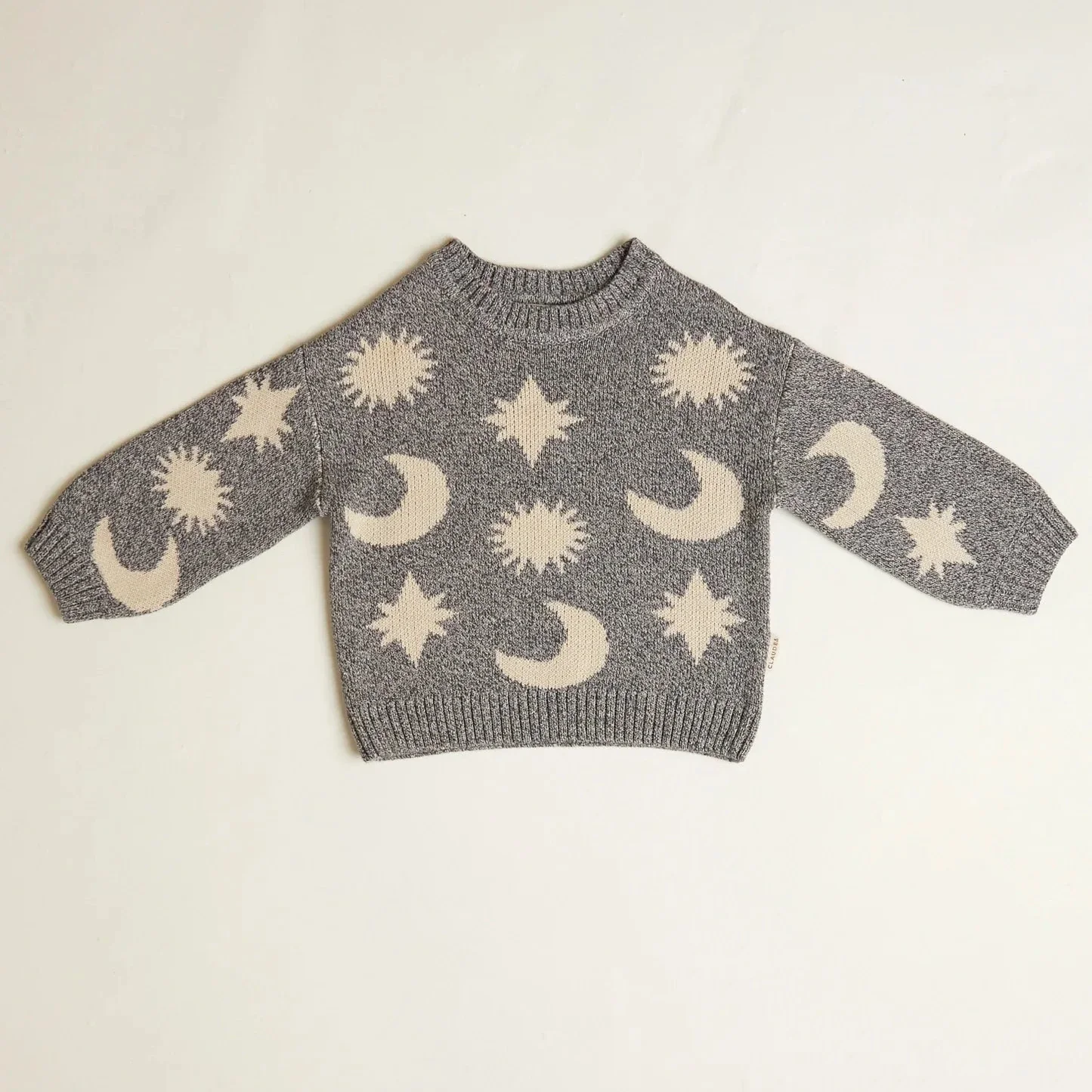 Cozmo Midnight Moon Star Print Knitted Sweater - Image 8