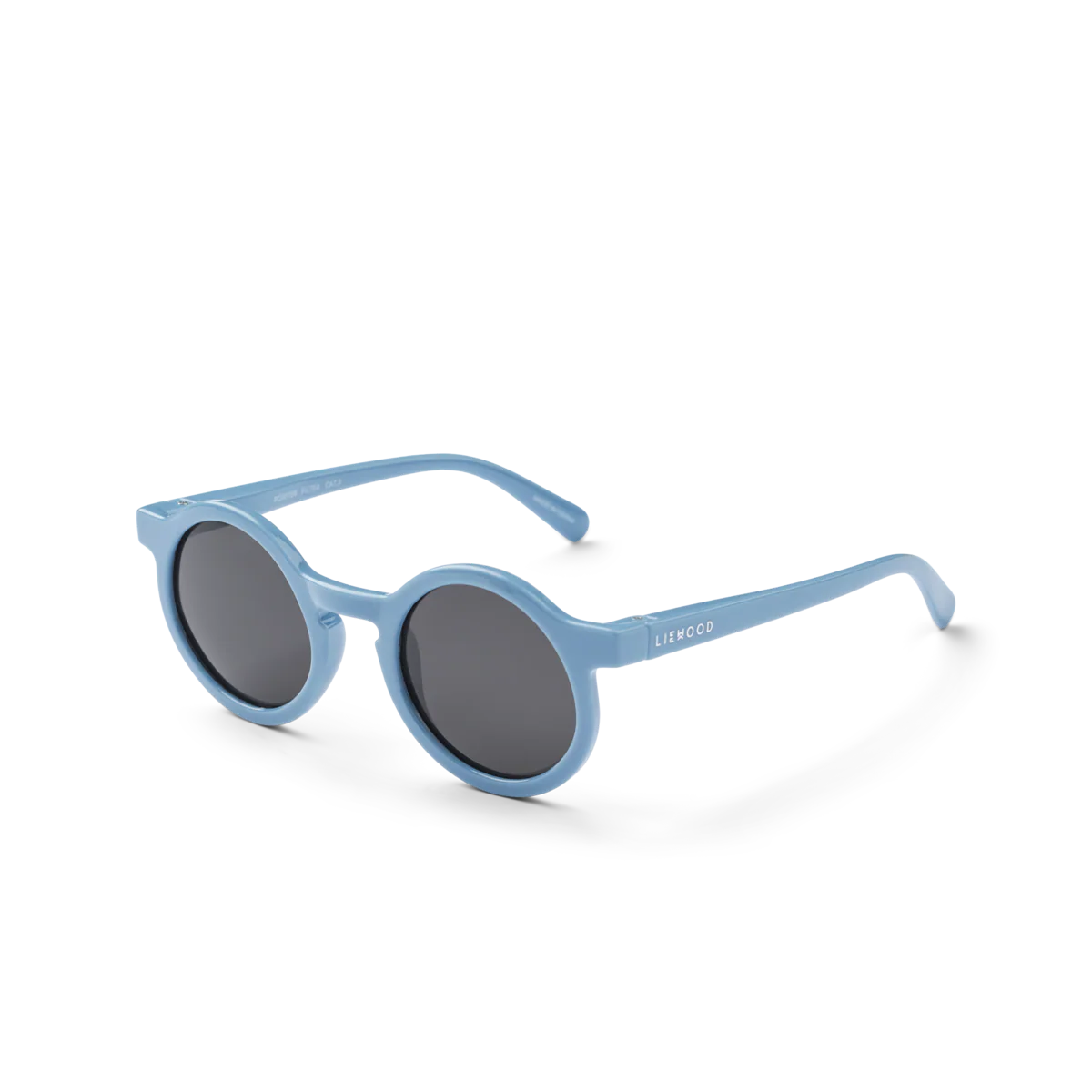 Darla Retro Round Sunglasses (Beach Blue)
