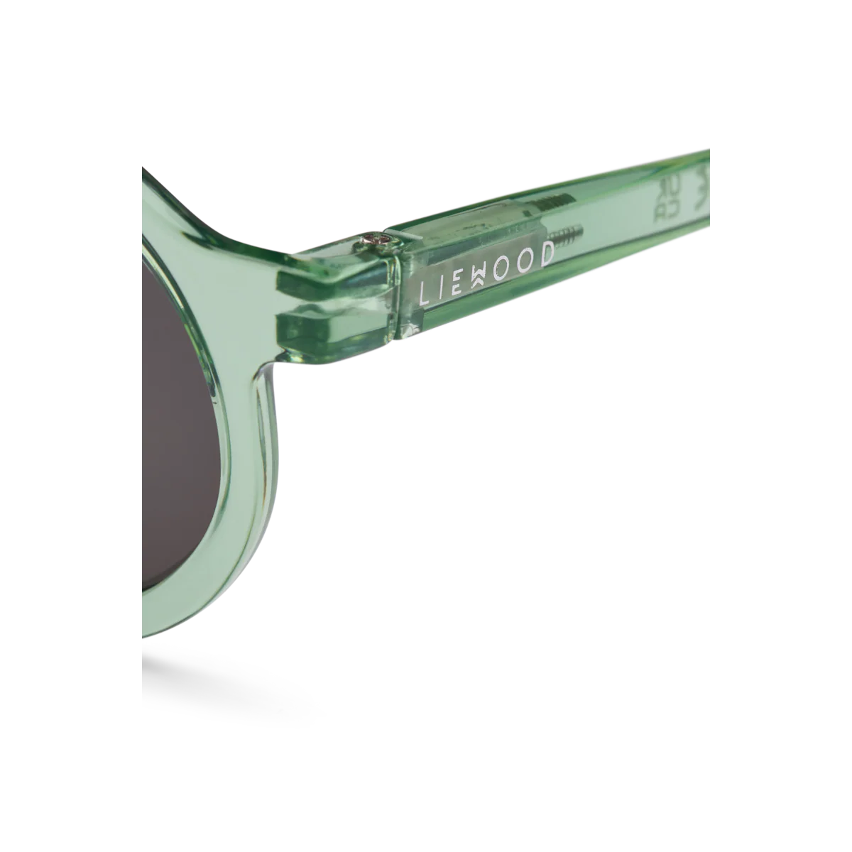 Darla Retro Round Sunglasses (Peppermint Transparent) - Image 3