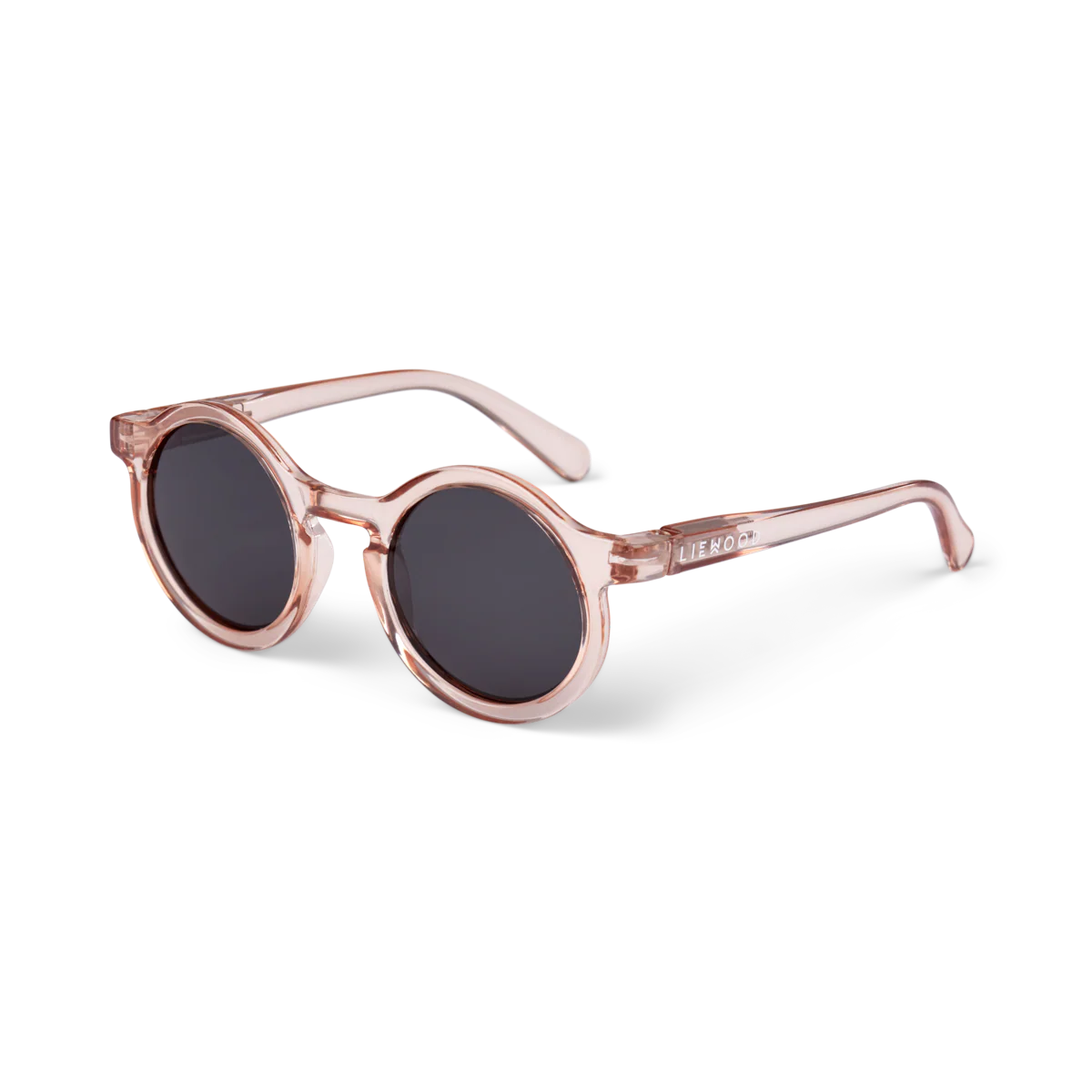 Darla Retro Round Sunglasses (Rose Transparent) - Image 4