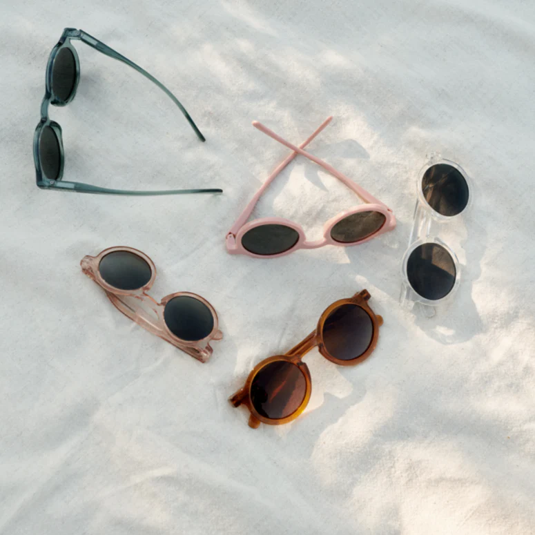 Darla Retro Round Sunglasses (Tuscany Rose) - Image 3