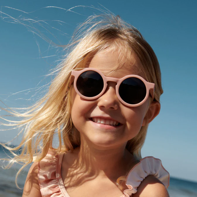 Darla Retro Round Sunglasses (Tuscany Rose) - Image 5