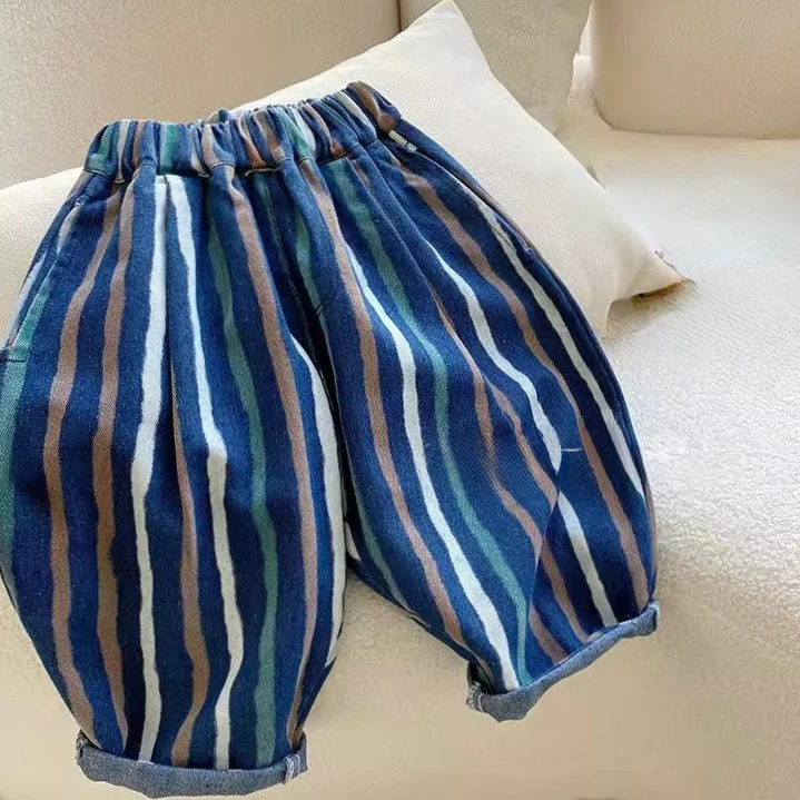 Diepe Denim Stripe Comfy Cut Jeans