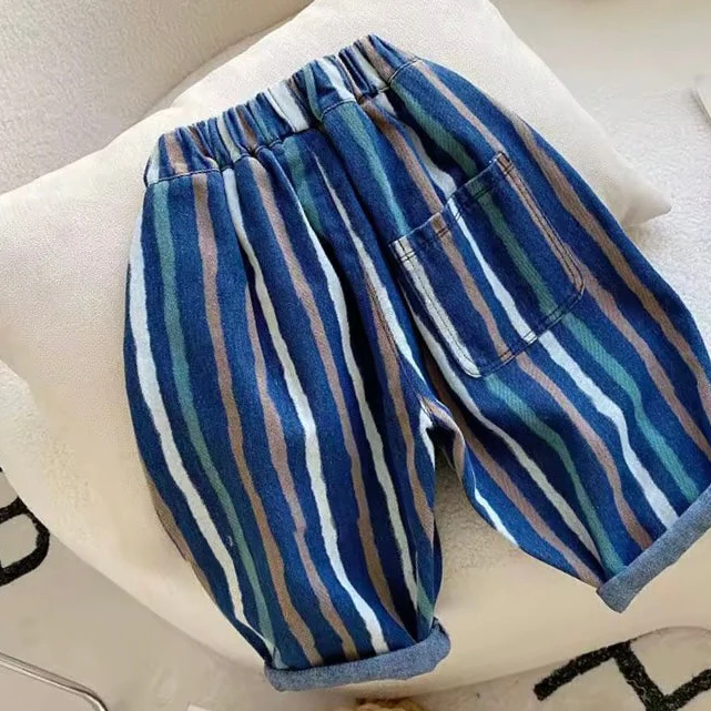 Diepe Denim Stripe Comfy Cut Jeans - Image 2