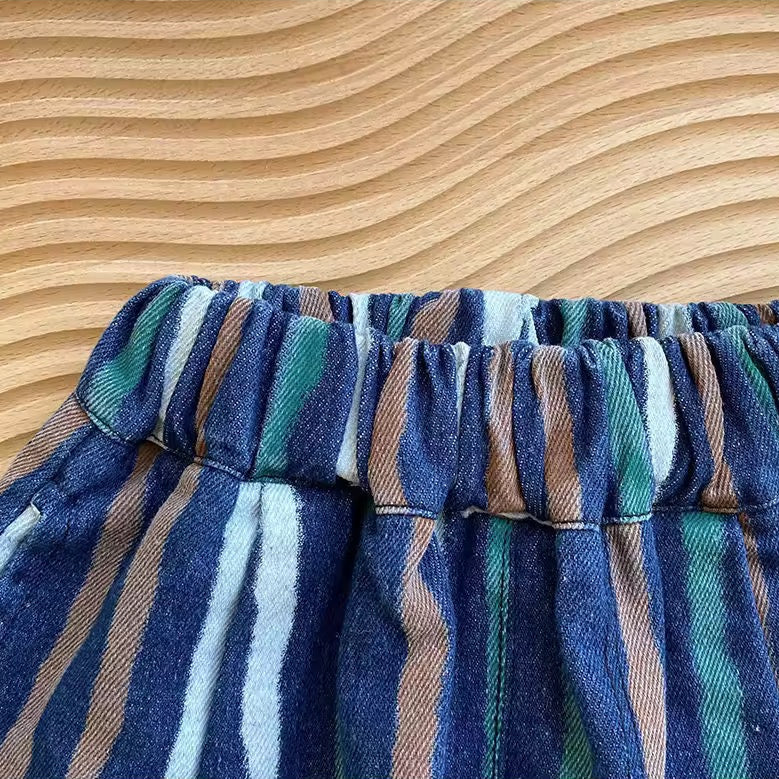 Diepe Denim Stripe Comfy Cut Jeans - Image 5