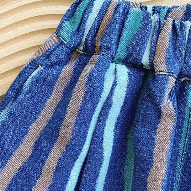 Diepe Denim Stripe Comfy Cut Jeans - Image 6