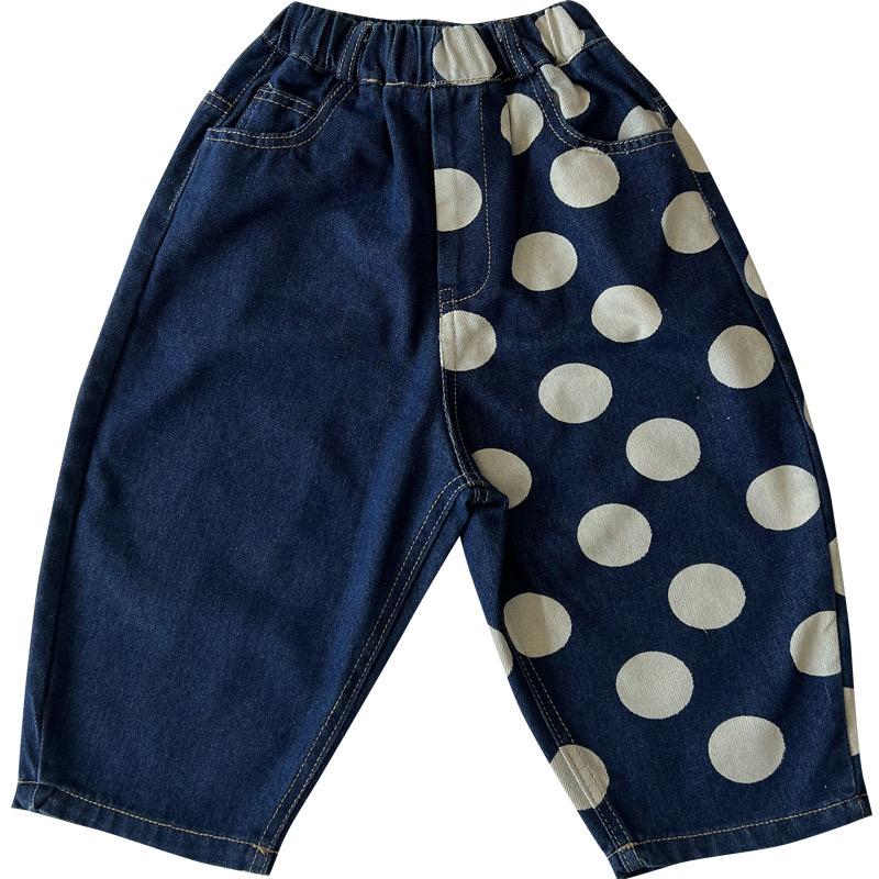 Barrel Wide Leg Dotty Leg Jeans - Image 3