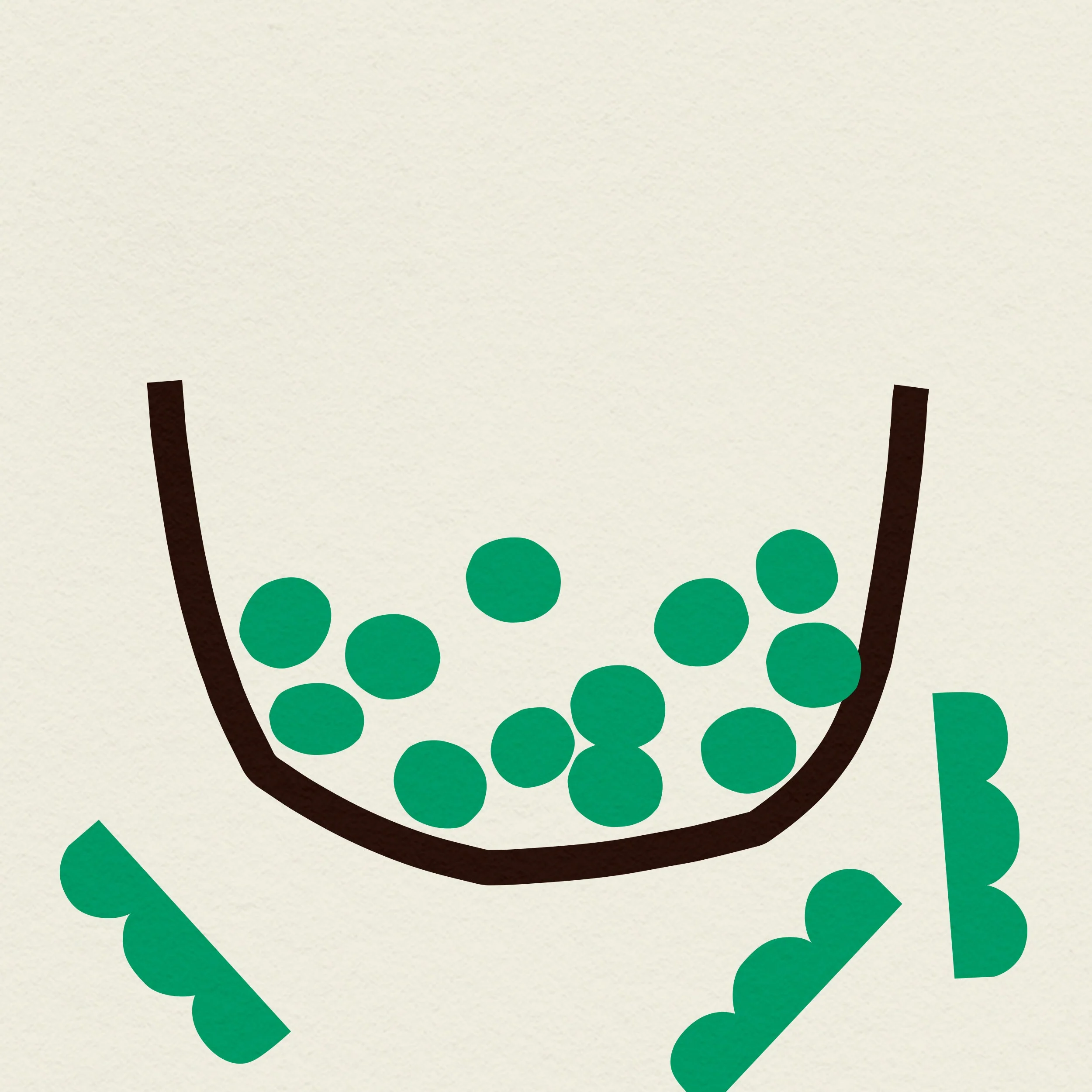E for Edamame- Alphabet Art Print - Image 4