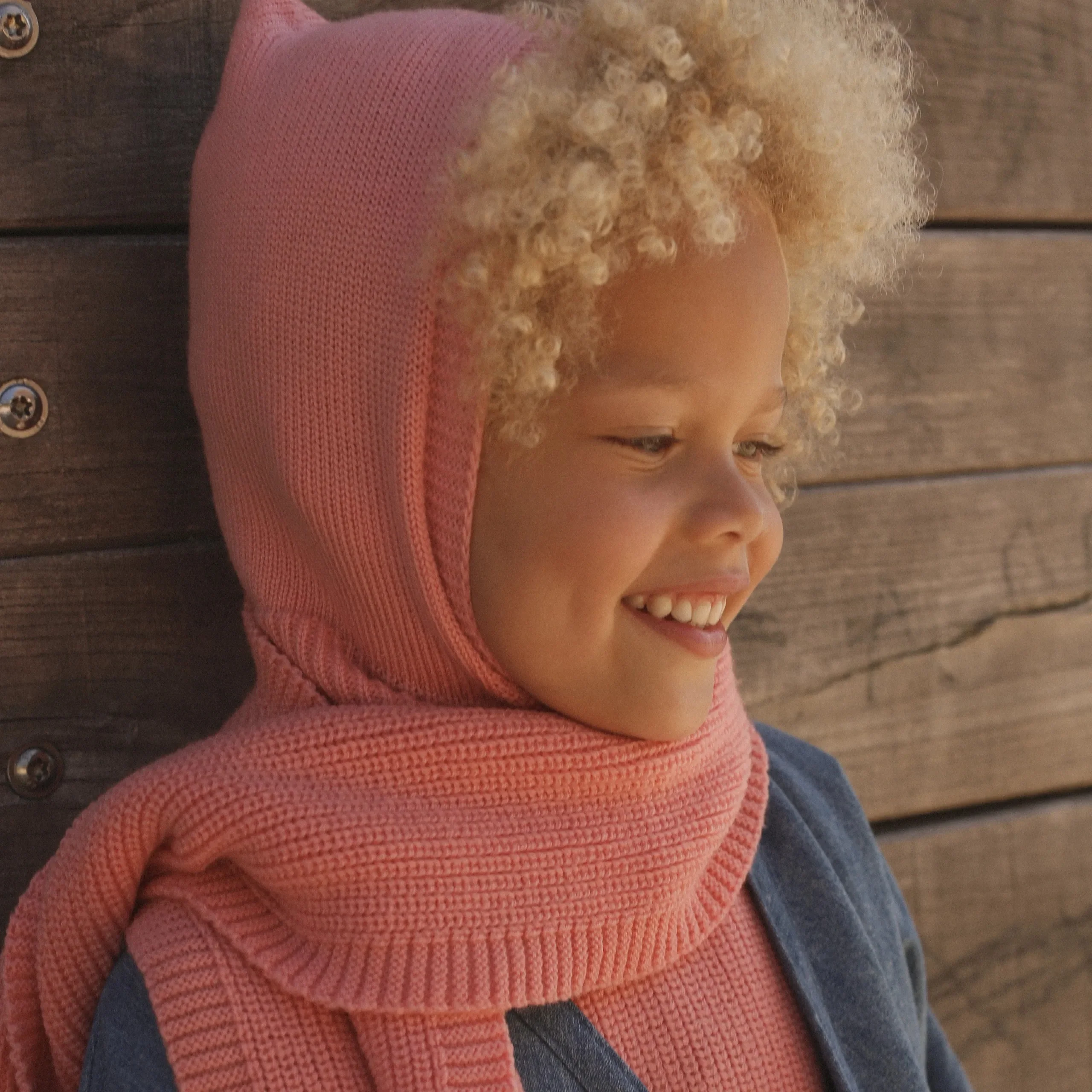 Eddy Merino Wool Balaclava (Bubblegum) - Image 2