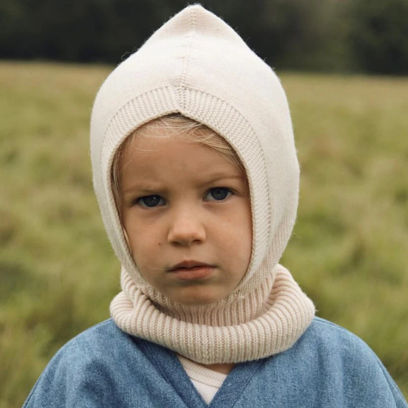 Eddy Merino Wool Balaclava (Cream)