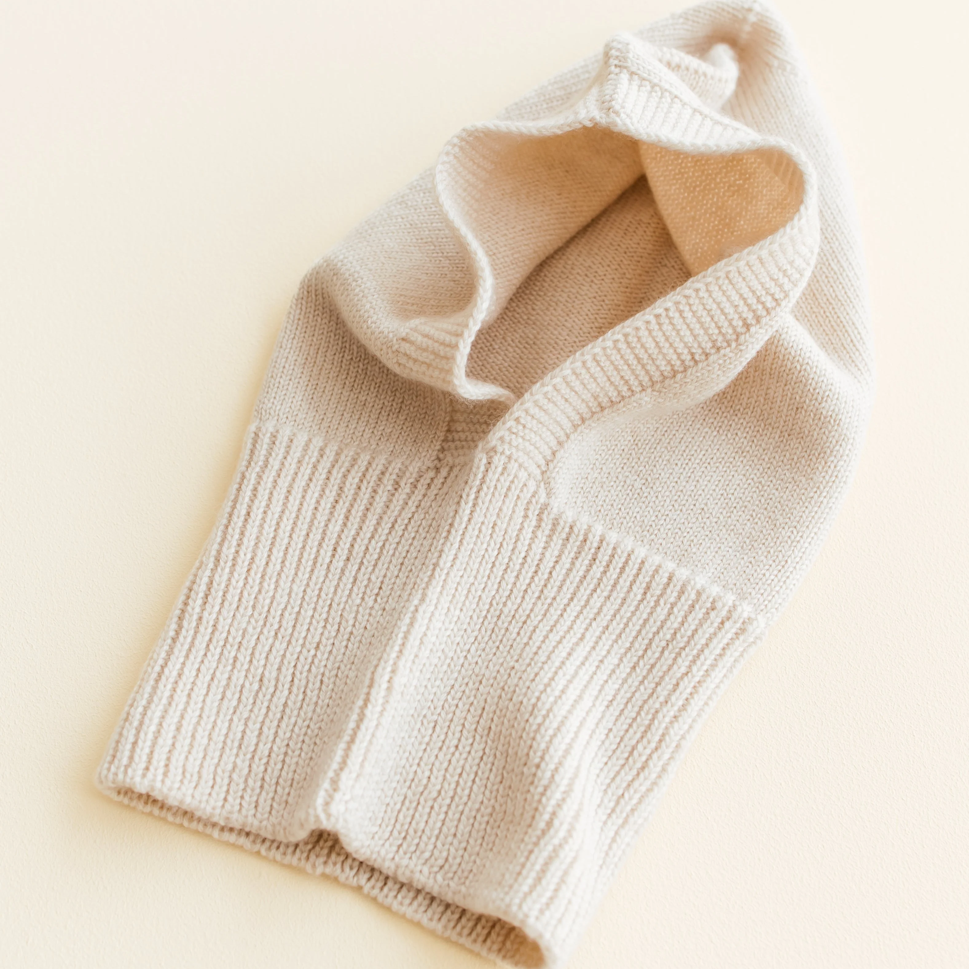 Eddy Merino Wool Balaclava (Cream) - Image 7